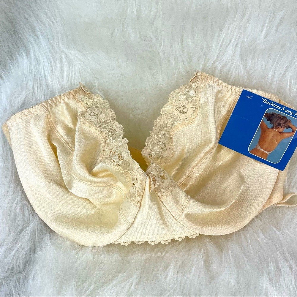 Vintage Carnival 3 Way Halter Bra NWT 38 D